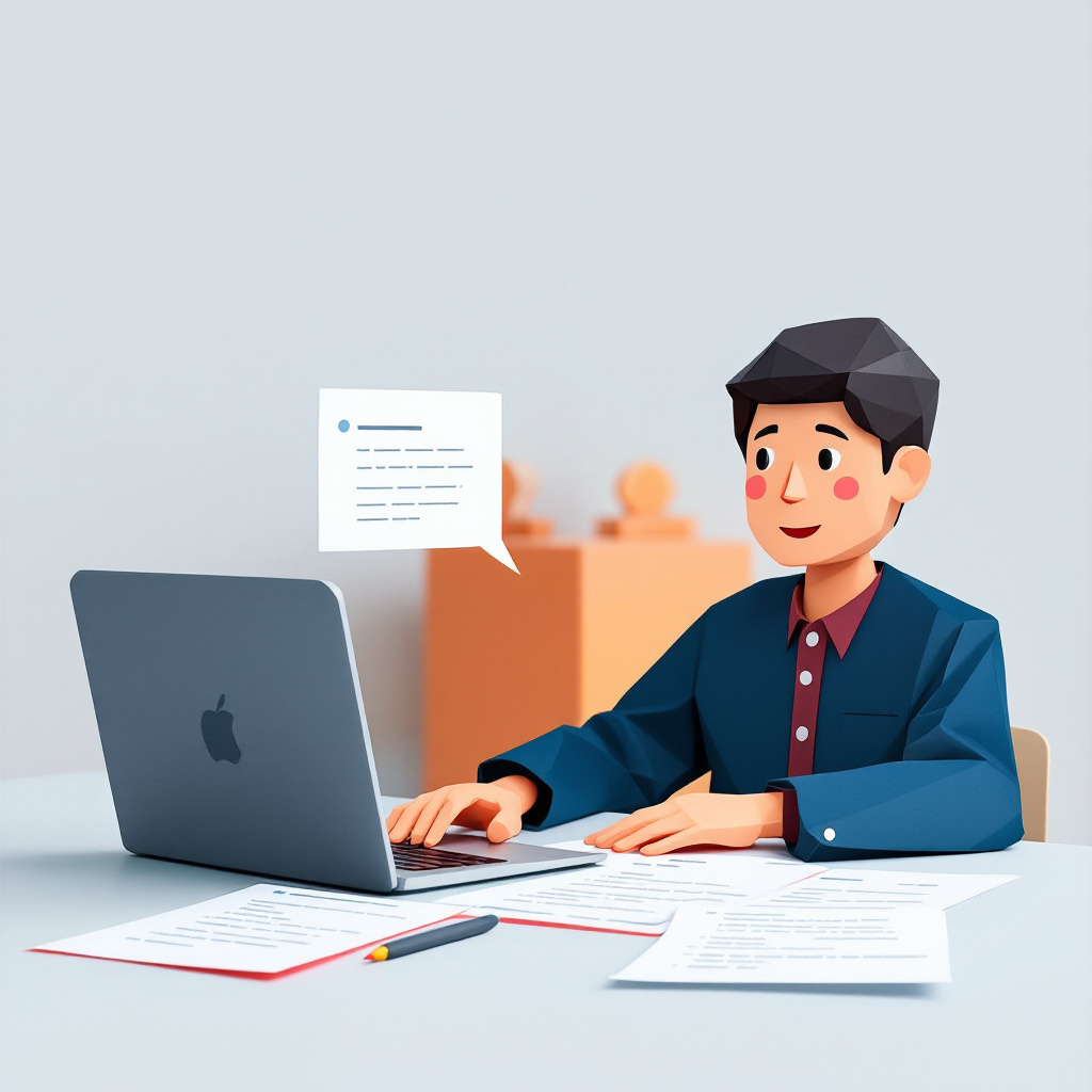 プロンプトエンジニア(業務設計)のキャラクターイラスト